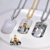 Personalized Stainless Steel Pendant with Photo Necklace