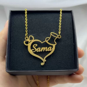 Personalized Engraved Heart Necklace