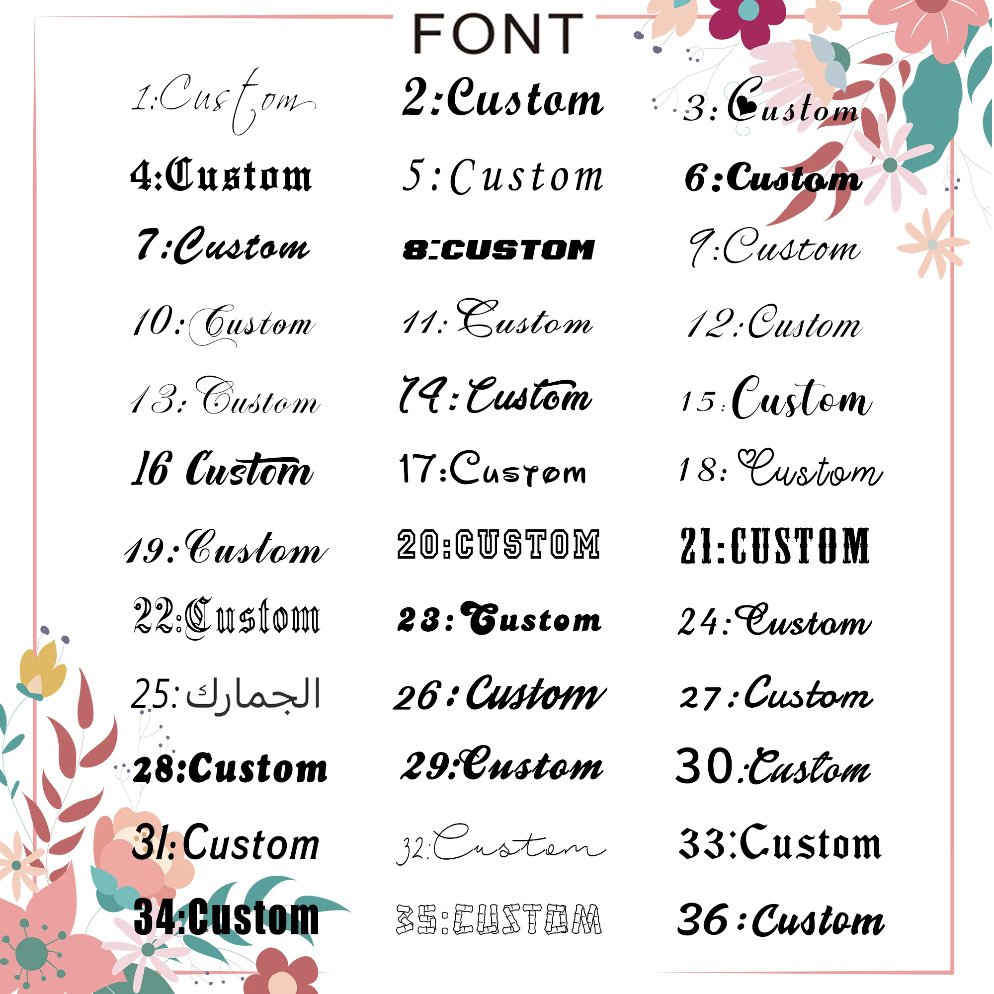 Personalized Frosted Detachable Pendant Necklace-5mm - Image 6